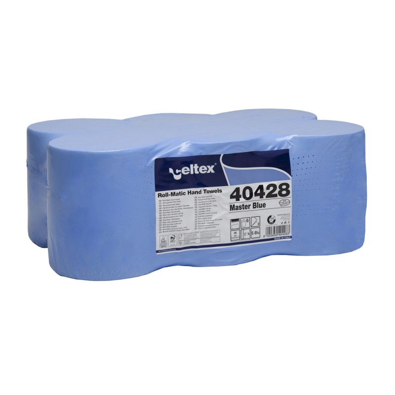 Papel Mãos Auto-Corte 2F Master Blue (6 rolos)