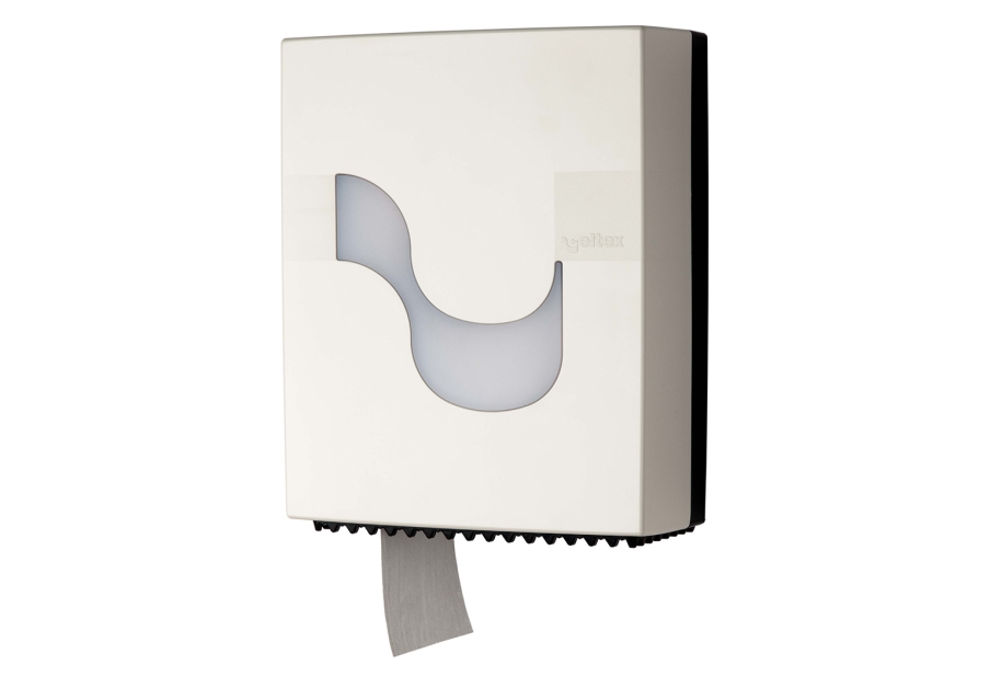 Porta Rolos Papel Mini Jumbo Branco