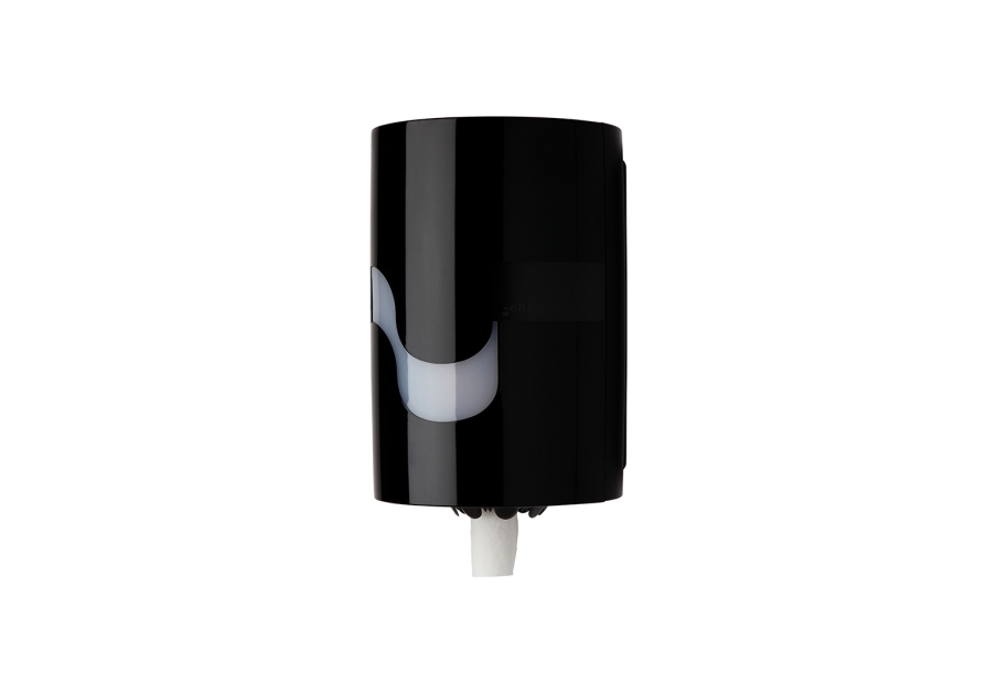 Dispensador Papel Chaminé Maxi Centrefeed Roll Preto