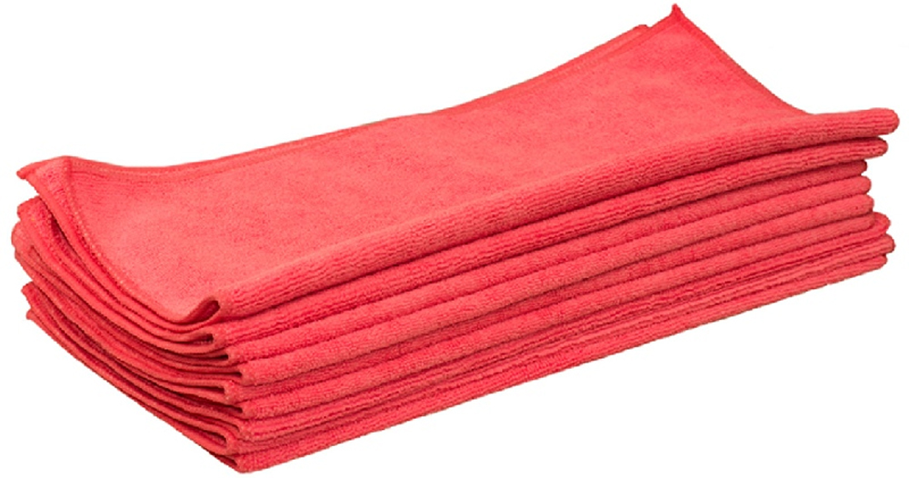 Pano Microfibra Vermelho Individual