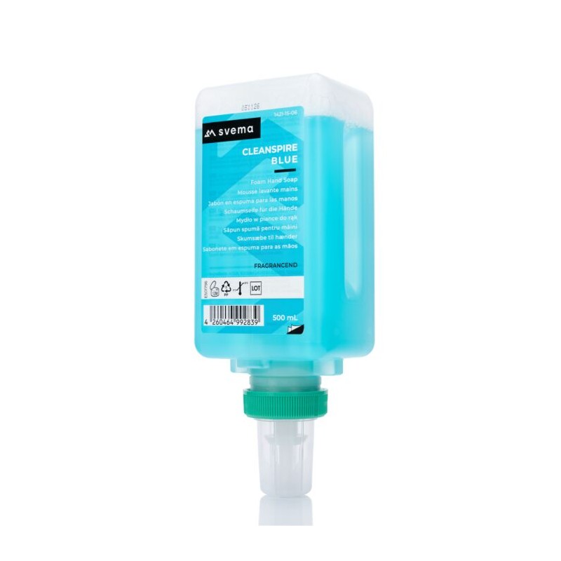 Espuma Mãos CLEANSPIRE AZUL (500 ml) SVEMA-Automatico | 6 Unidad