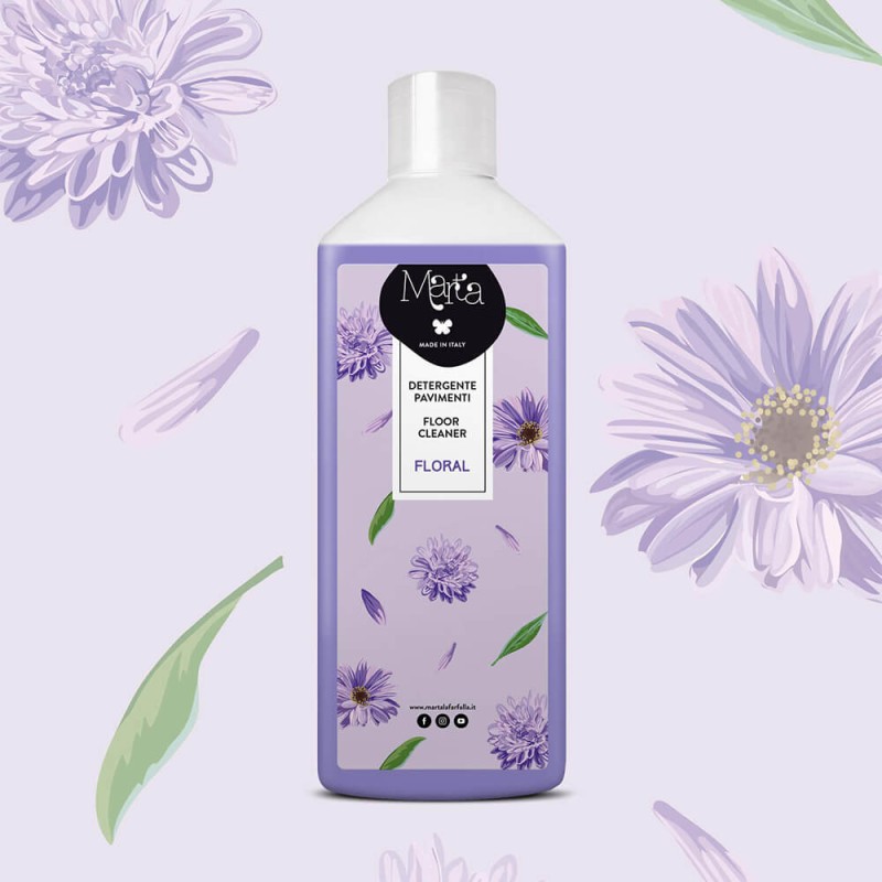 MARTA DETERGENTE FLOOR CLEANER FLORAL LT1