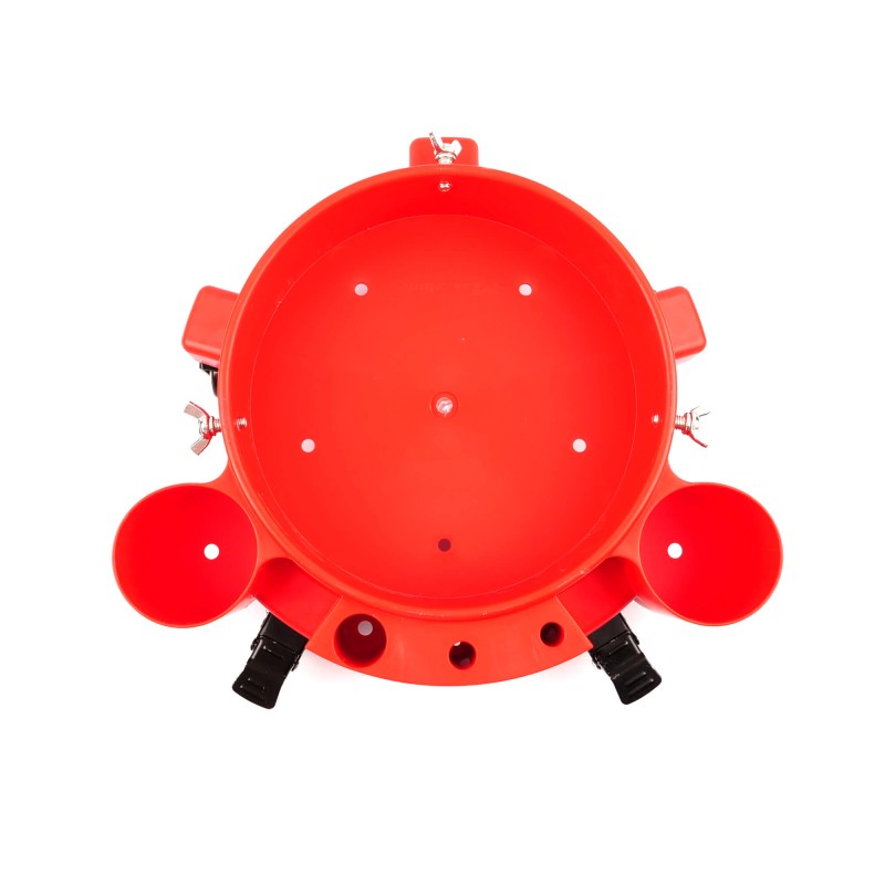 Base Balde Rolante 360º Dolly Vermelho