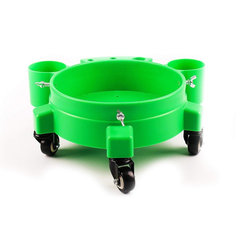 Base Balde Rolante 360º Dolly Verde