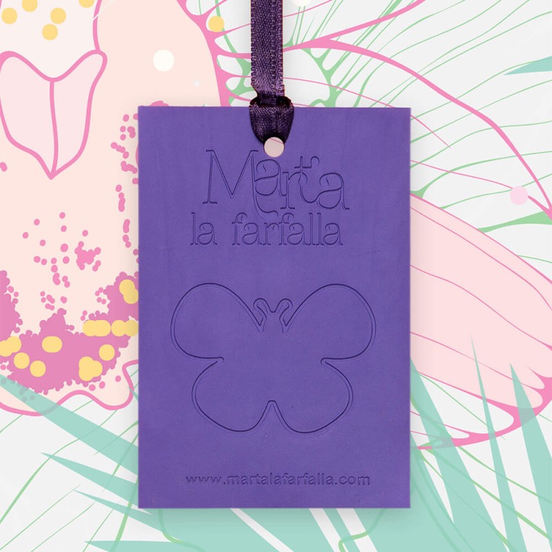 Marta Card Black Orchid