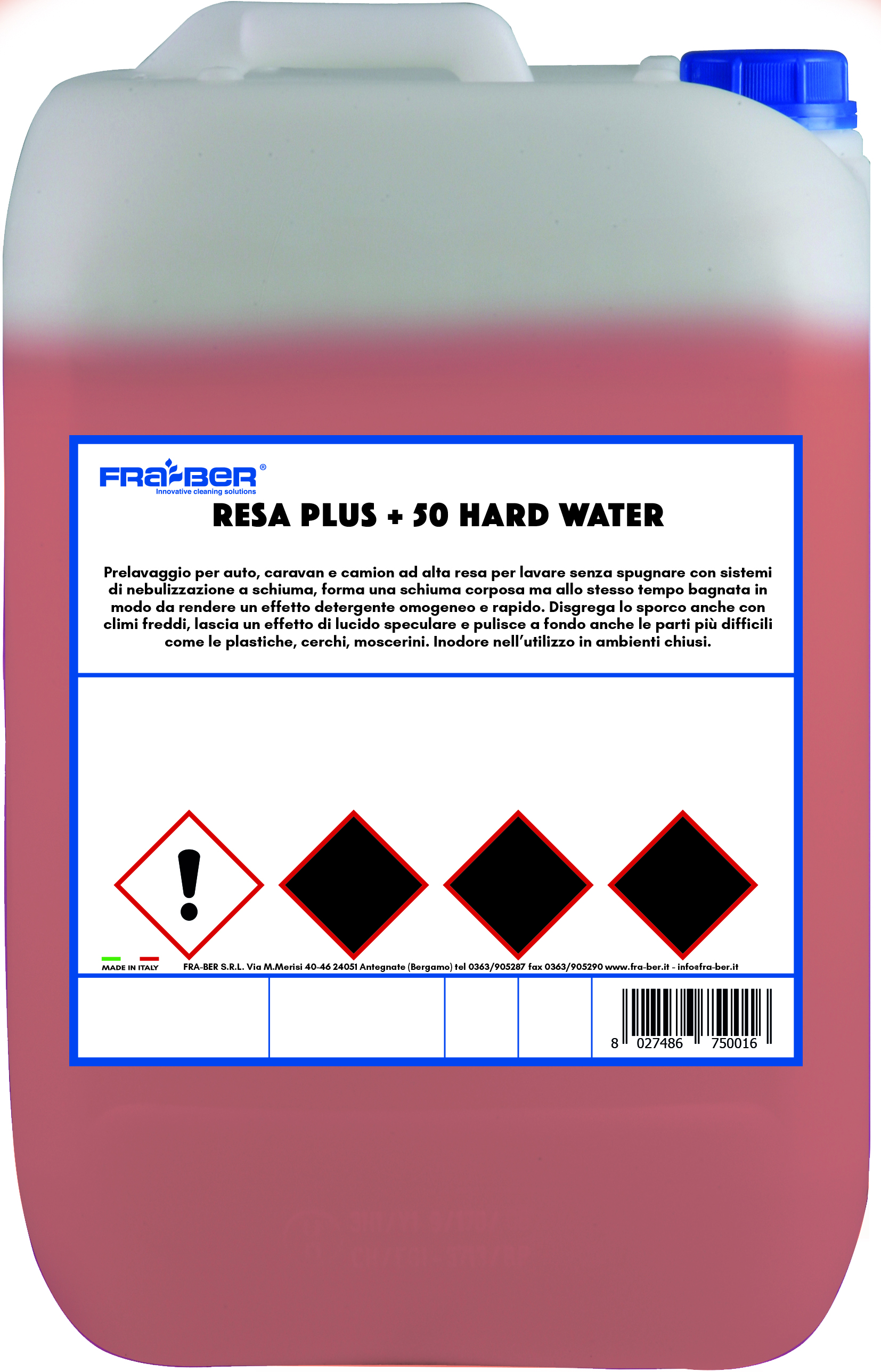 RESA PLUS 5.0 HARD WATER KG30