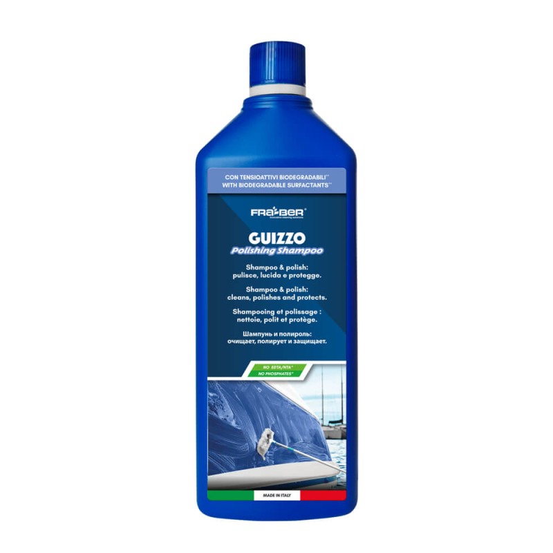 Guizzo di Fra-Ber Detergente Biodegradável Náutico para Barco e Shampoo Polish