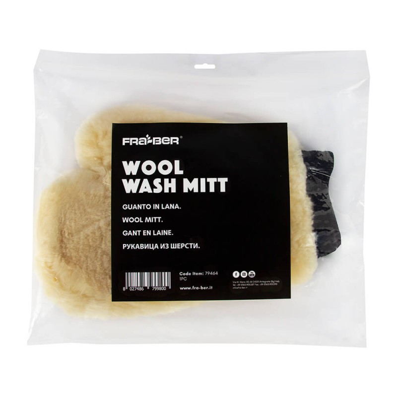 WOOL WASH MITT LONG