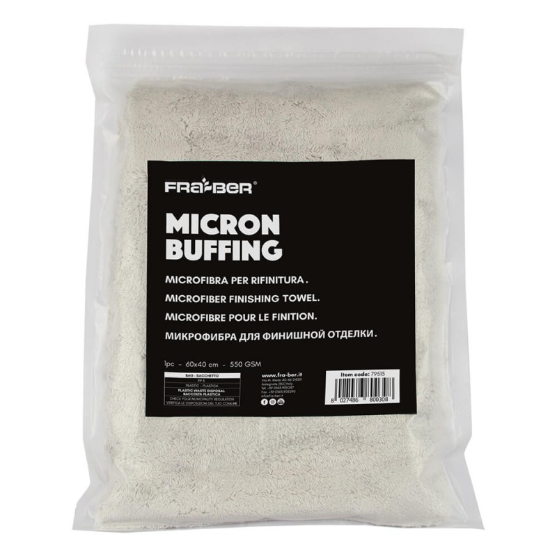 MICRON BUFFING 60X40CM 550GSM GREY