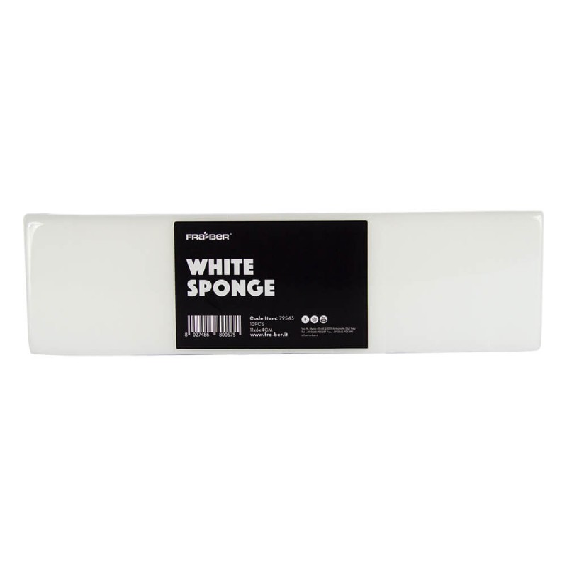 White Sponge di Fra-Ber Spugna Decontaminante in Melamina