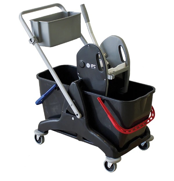 Carro balde duplo com cesta Black is Green™ (2x25 lt)
