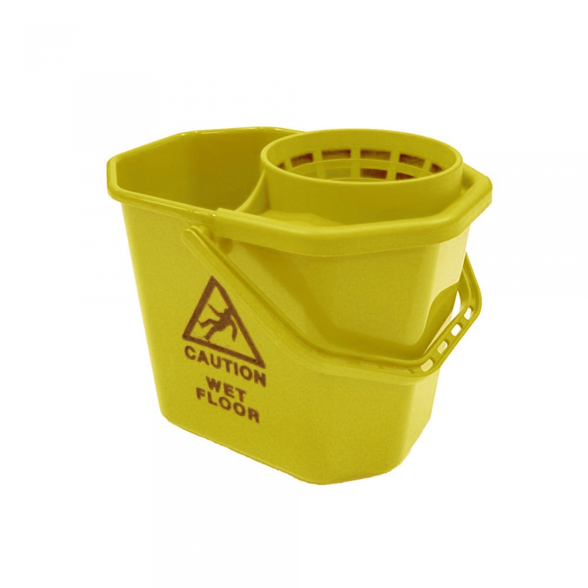 Balde Amarelo Euromop c/ Espremedor 12LTS